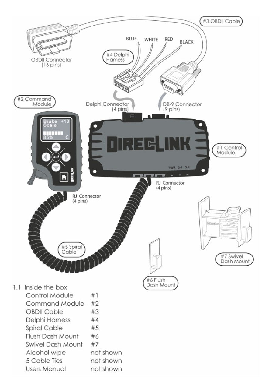 DirecLink Base Proportional Trailer Brake Controller (DL-100)
