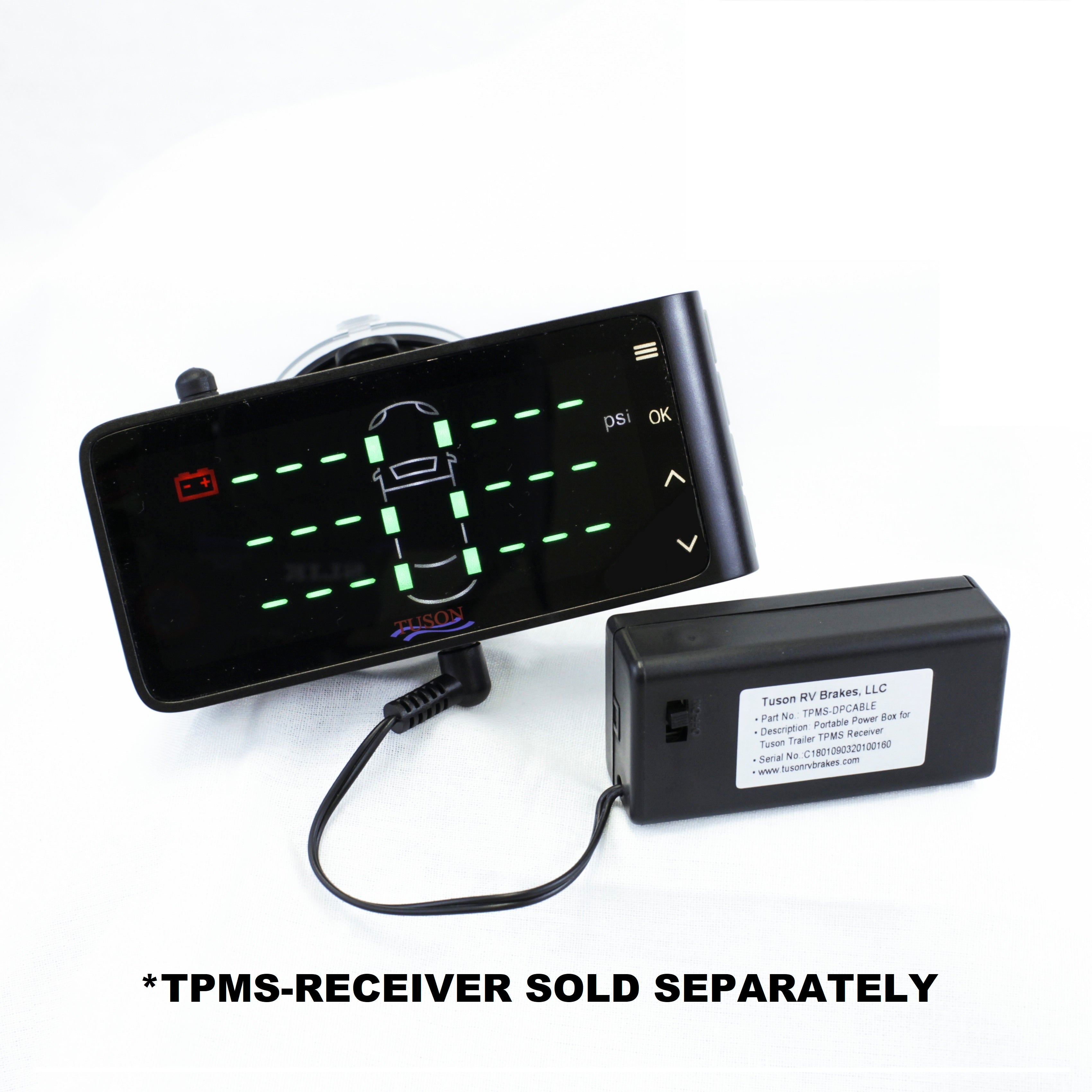 Tpms Net Tuson TPMS Display Power Cable (TPMS-DPCABLE) – Tuson RV Brakes, LLC